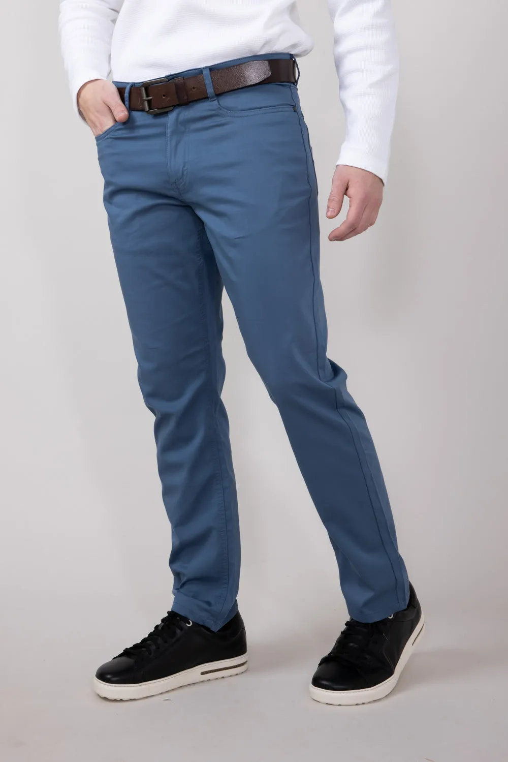 Copper & Oak Air Luxe Pants for Men in Blue Stone | K4F714-BLUESTONE
