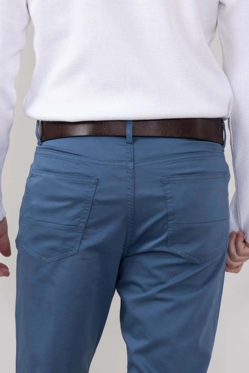 Copper & Oak Air Luxe Pants for Men in Blue Stone | K4F714-BLUESTONE