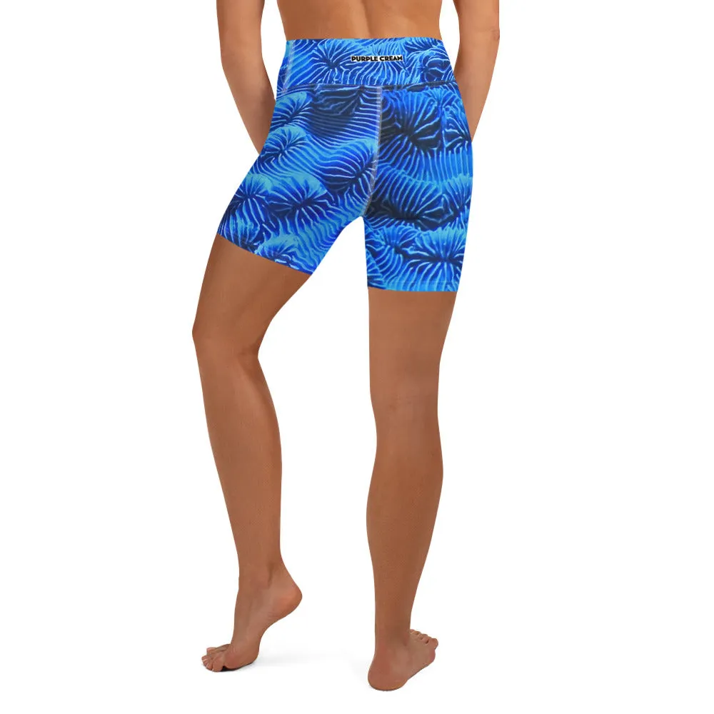 CORAL yoga shorts