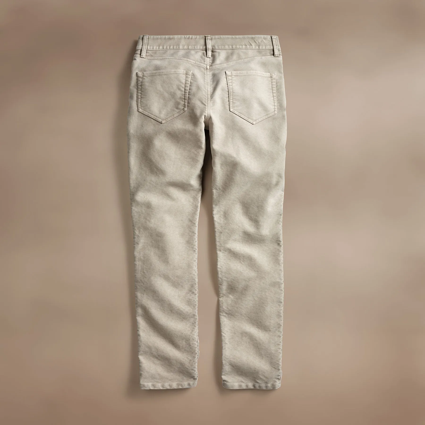 Cotton Moleskin 5 Pocket Pant - Light Tan Pigment