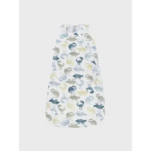 Cotton Muslin Sleep Bag - Brachiosaurus