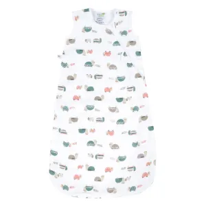 Cotton Muslin Sleep Bag - Turtles