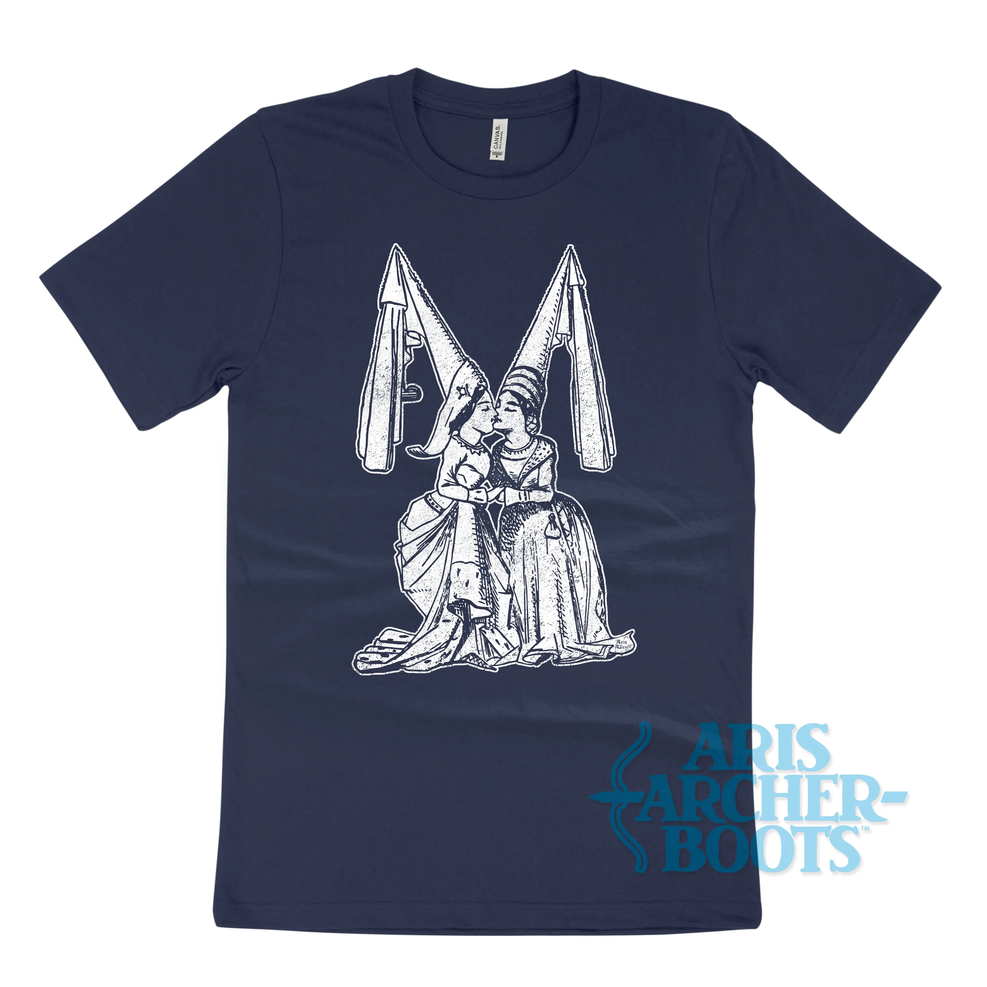 Court Ladies Kissing Unisex T-Shirt