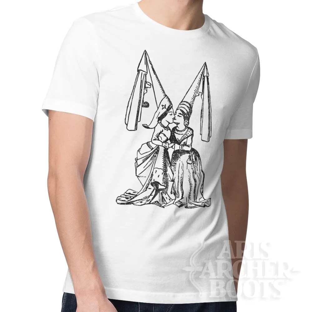 Court Ladies Kissing Unisex T-Shirt