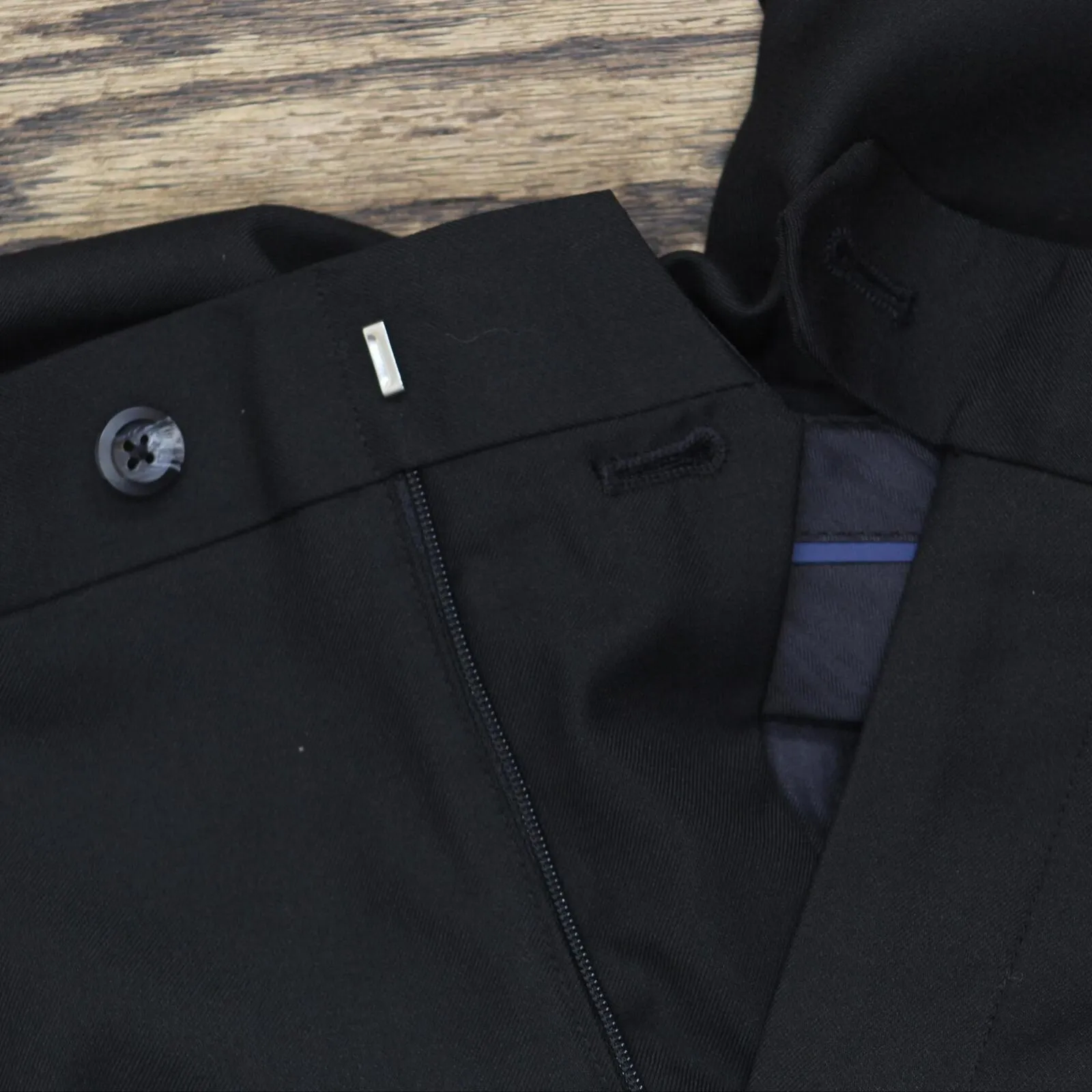 Croft & Barrow Mens Flat Front Dress Pants 1669538e502811 Black 34x30
