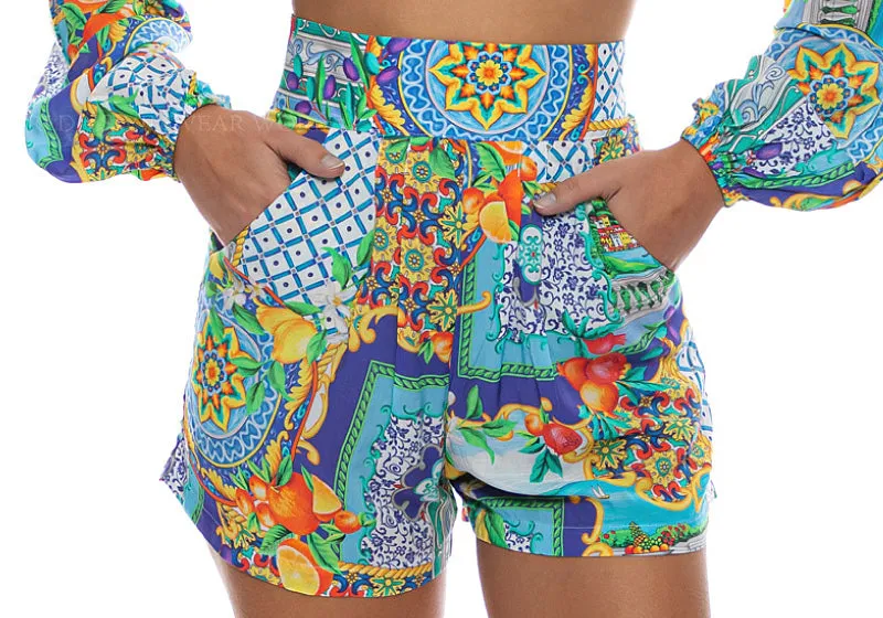 Crop Blouse-Shorts ::RET