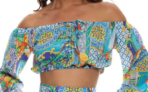 Crop Blouse-Shorts ::RET