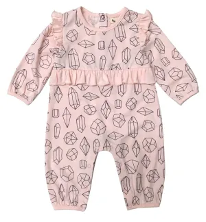 Crystal baby romper