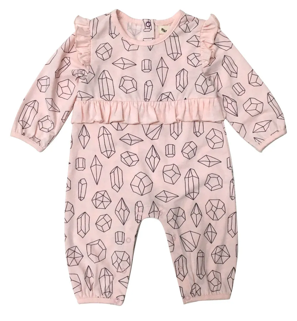 Crystal baby romper