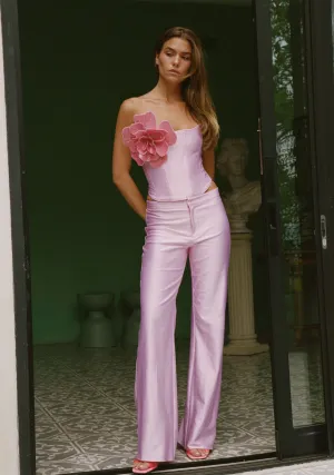 Cupids Pink Low-Rise Trouser