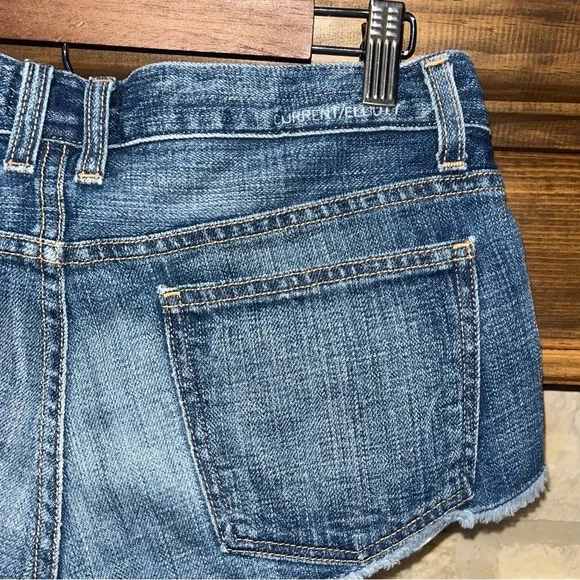 Current Elliot The Mini Mini Denim Shorts