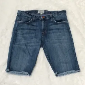 Current/Elliott Bermuda Cutoff Denim Shorts