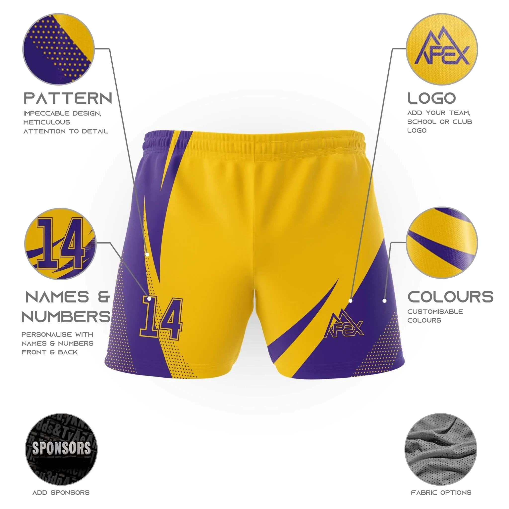 Custom Basketball Reversible Training Shorts - Blaze