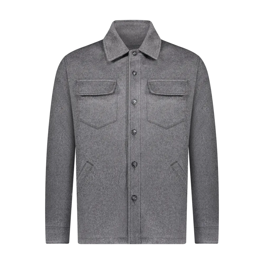 Custom Shirt Jacket - Grey