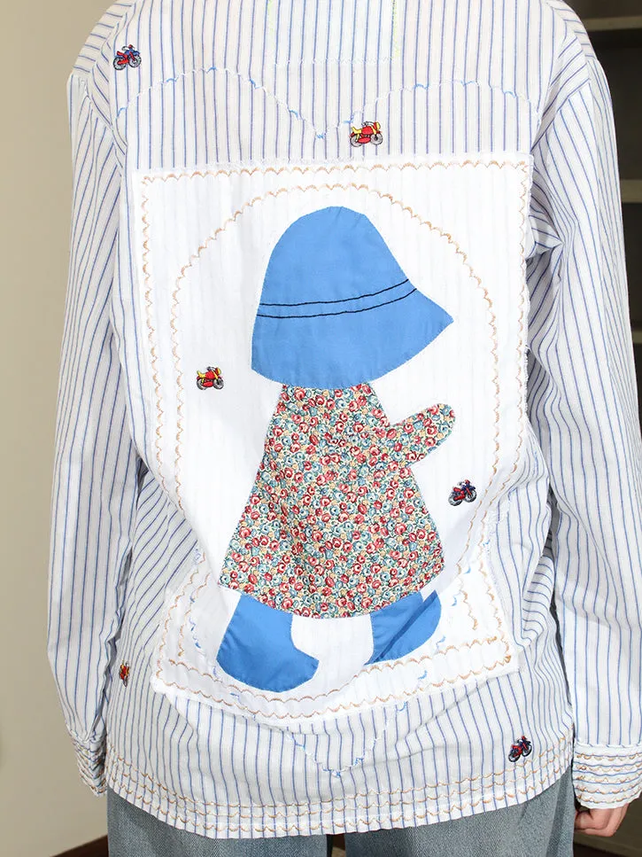 Cute Tender Memory Vroom Vroom Dream Portal Button Up