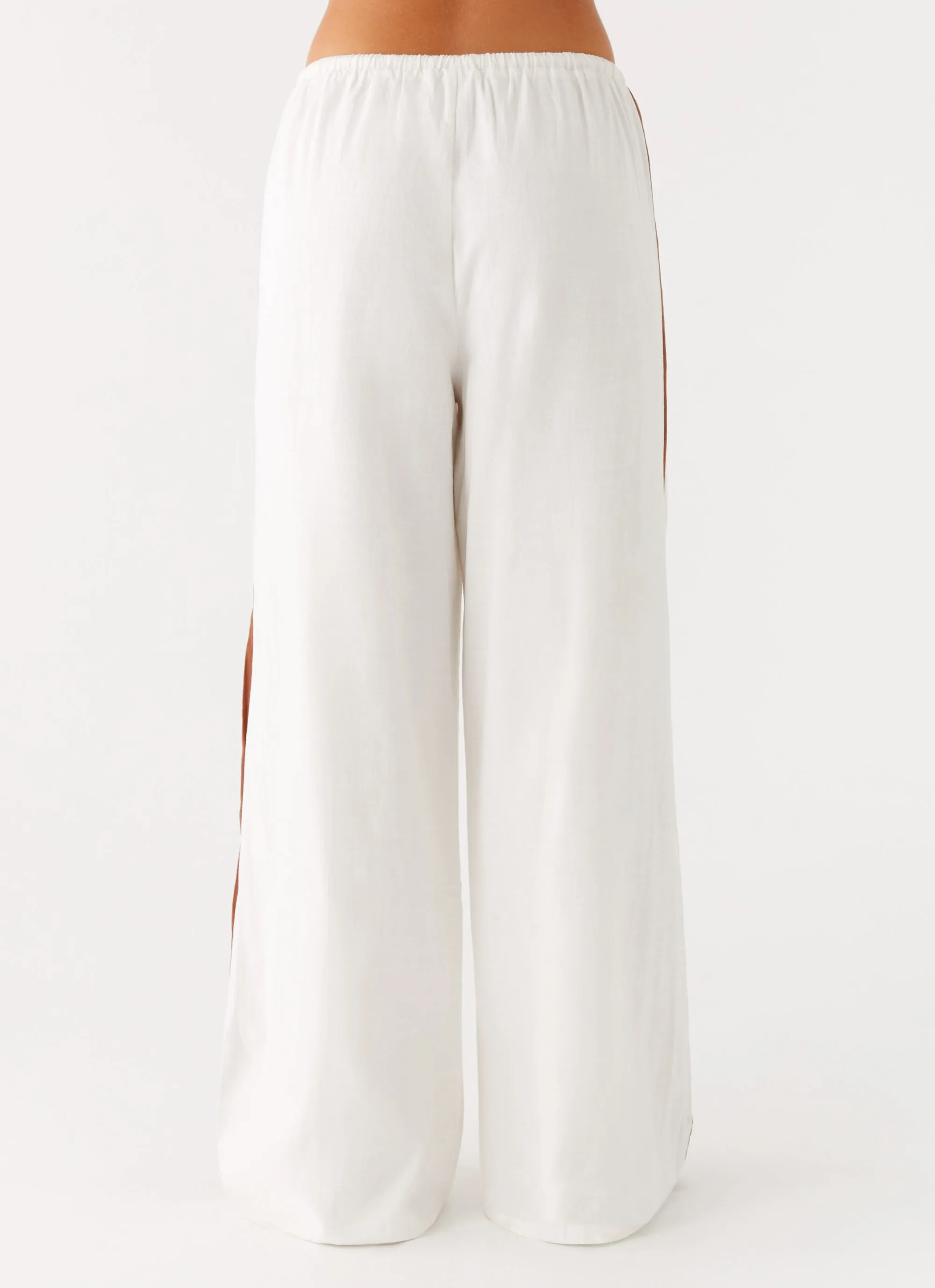 Dalida Linen Pants - Ivory