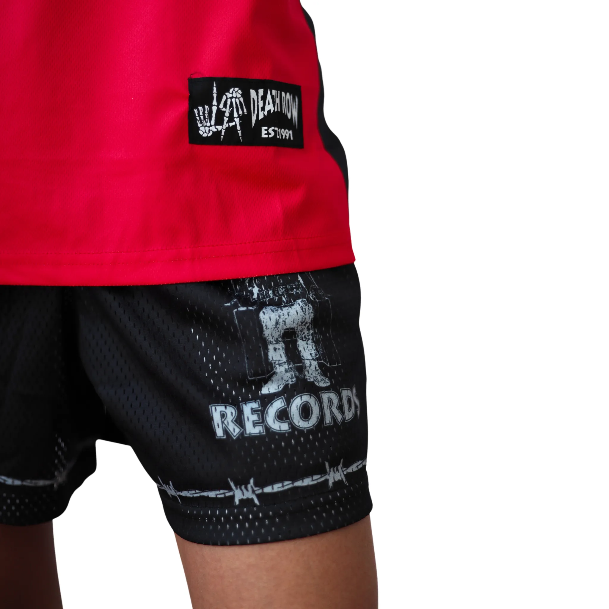 Death Row Records Barbed Wire Shorts