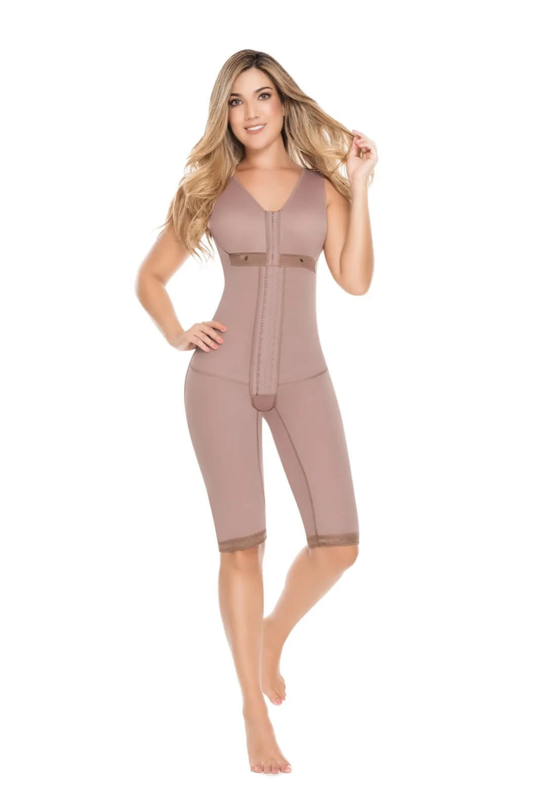 Delie by ForestalStore 09052-KNEE SHAPEWEAR WITH BRA