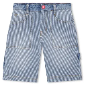 Denim Bermuda Shorts - Denim Blue