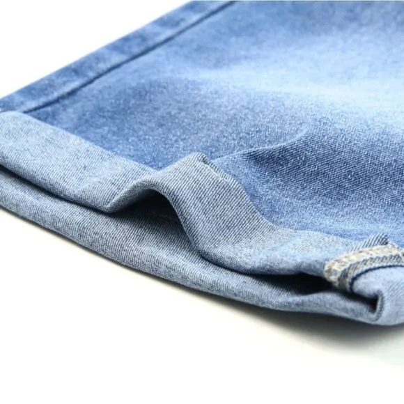 Denim Bermuda Shorts