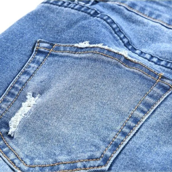 Denim Bermuda Shorts