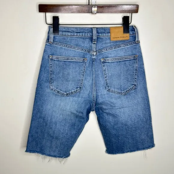 DENIM FORUM x ARITZIA Yoko Bermuda Short Med Stone Creek {3D12}