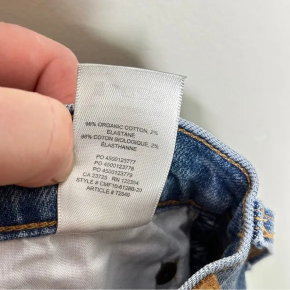 DENIM FORUM x ARITZIA Yoko Bermuda Short Med Stone Creek {3D12}