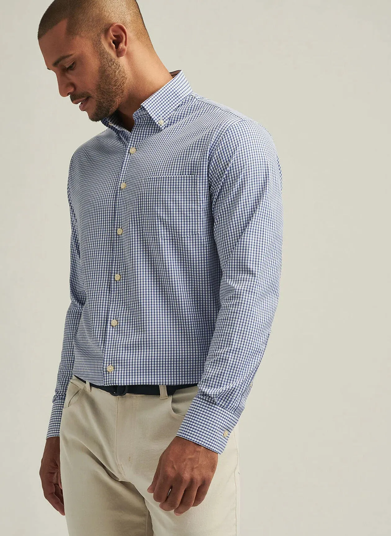 Derwent Performance Twill Sport Shirt by Peter Millar - Sport Navy