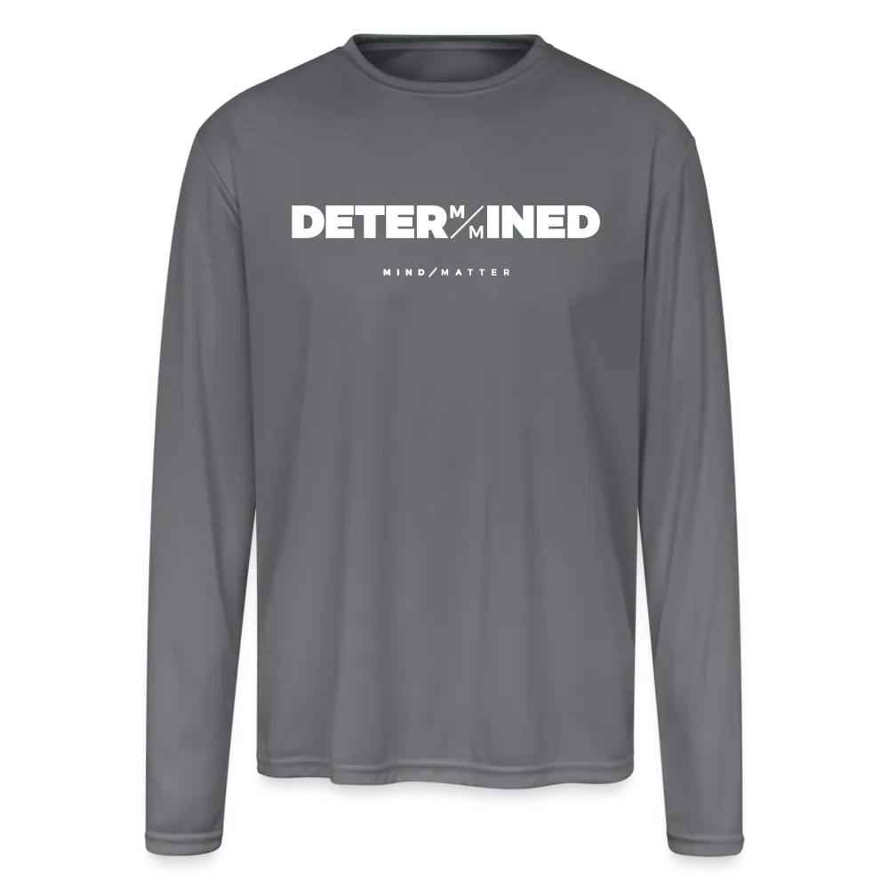Determined - Men's Moisture Wicking Performance Long Sleeve T-Shirt