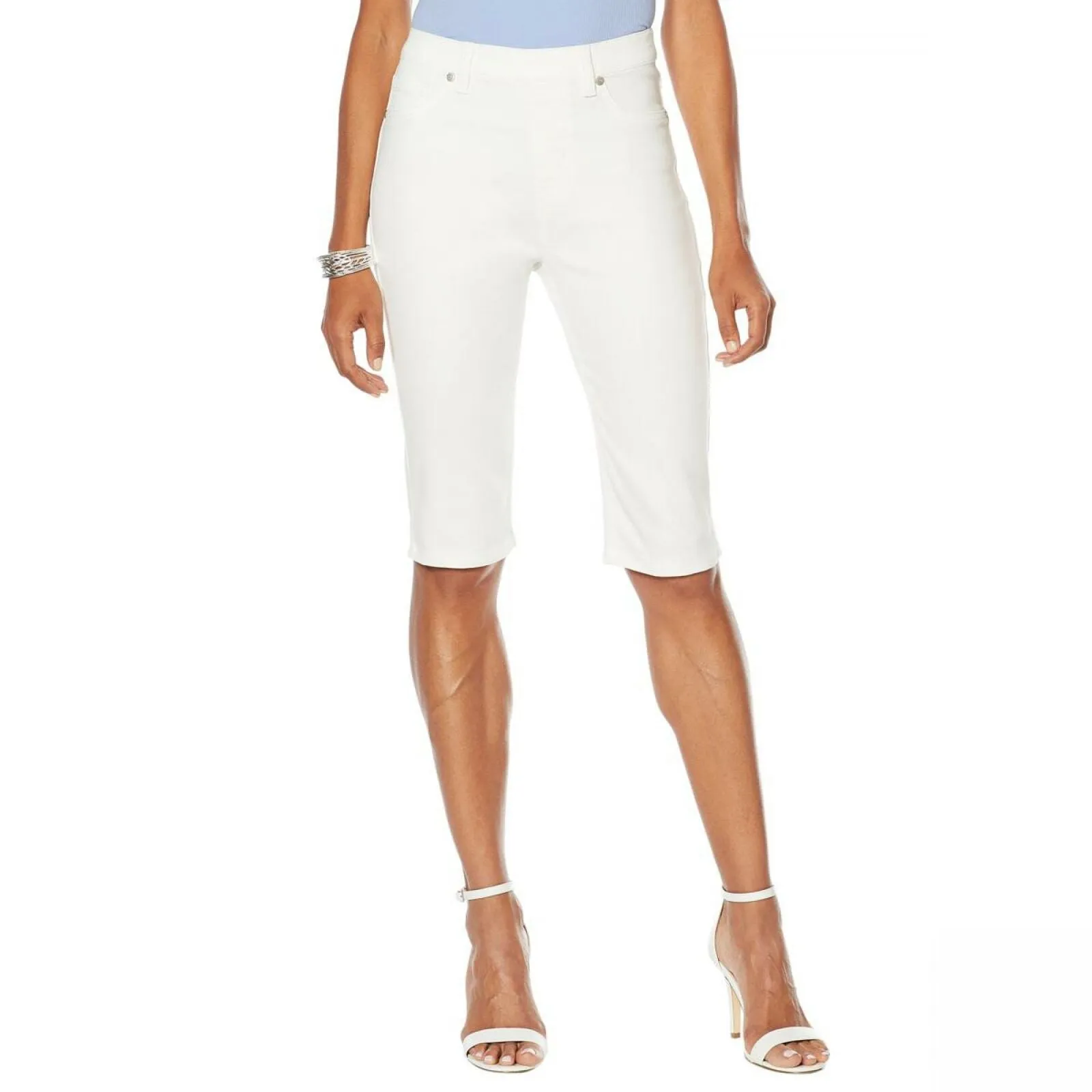 DG2 by Diane Gilman Women's Virtual Stretch Pull-On Bermuda Shorts