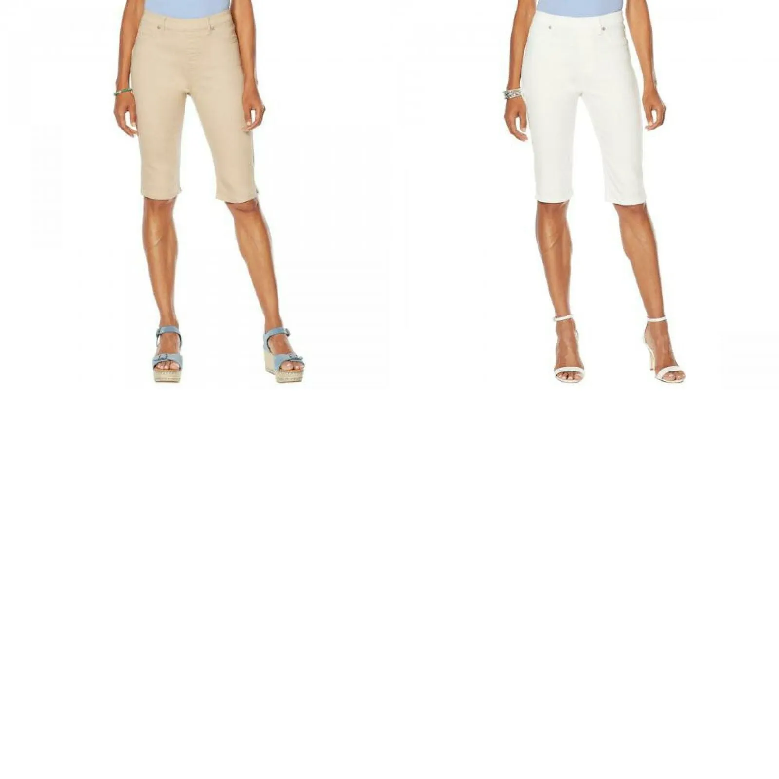 DG2 by Diane Gilman Women's Virtual Stretch Pull-On Bermuda Shorts