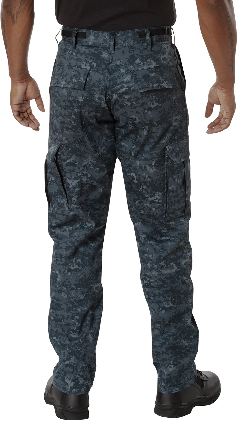 Digital Midnight Camouflage - Military BDU Pants (Cotton/Polyester Twill)