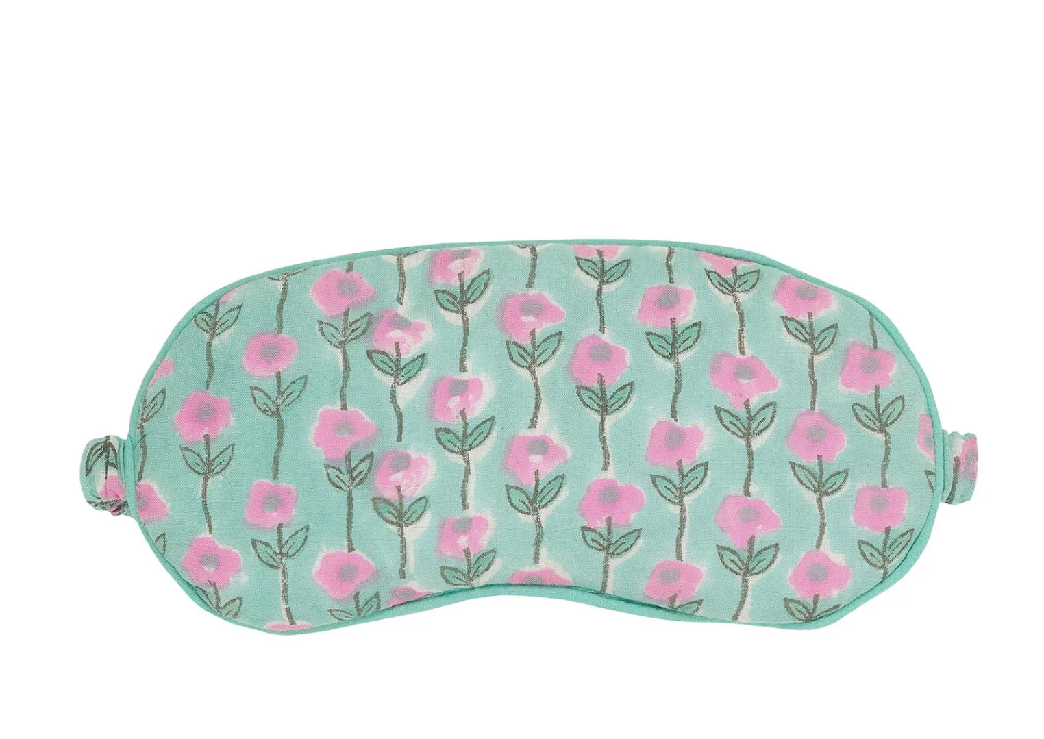 Dilli Grey Jaal Flower Cotton Sleep Mask