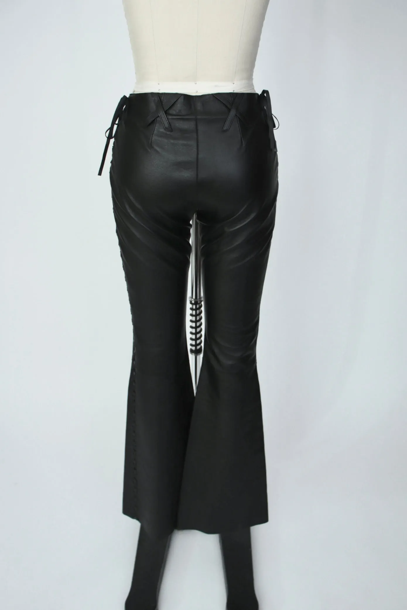 Dolce and Gabbana Leather Corset Pants*