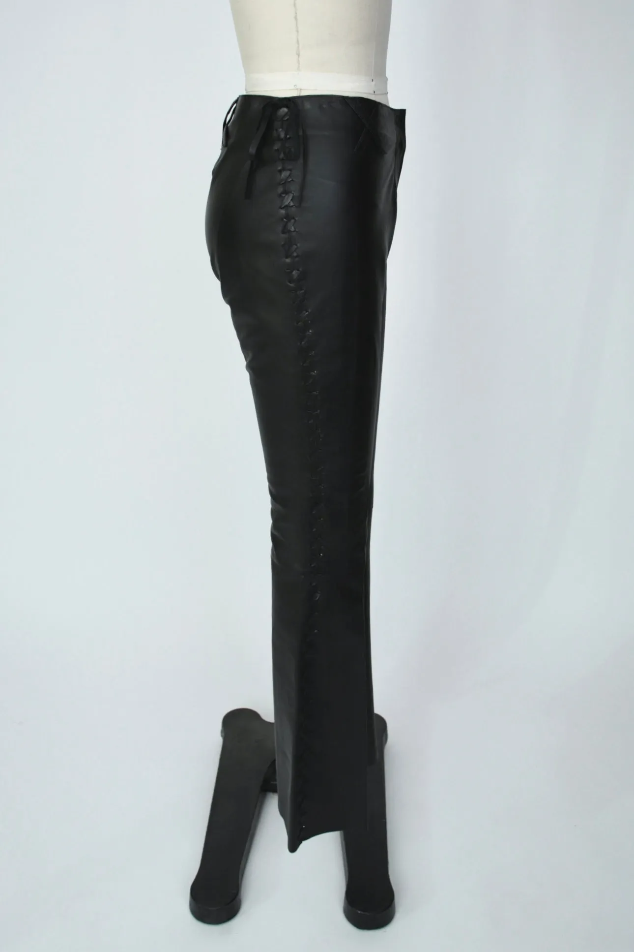 Dolce and Gabbana Leather Corset Pants*