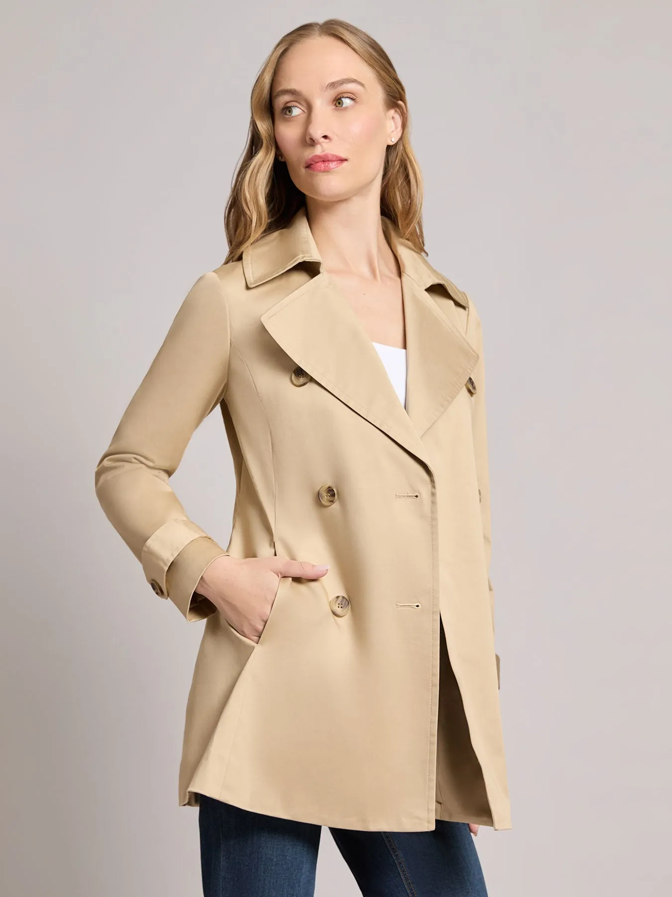 Double Breasted Trench Jacket
