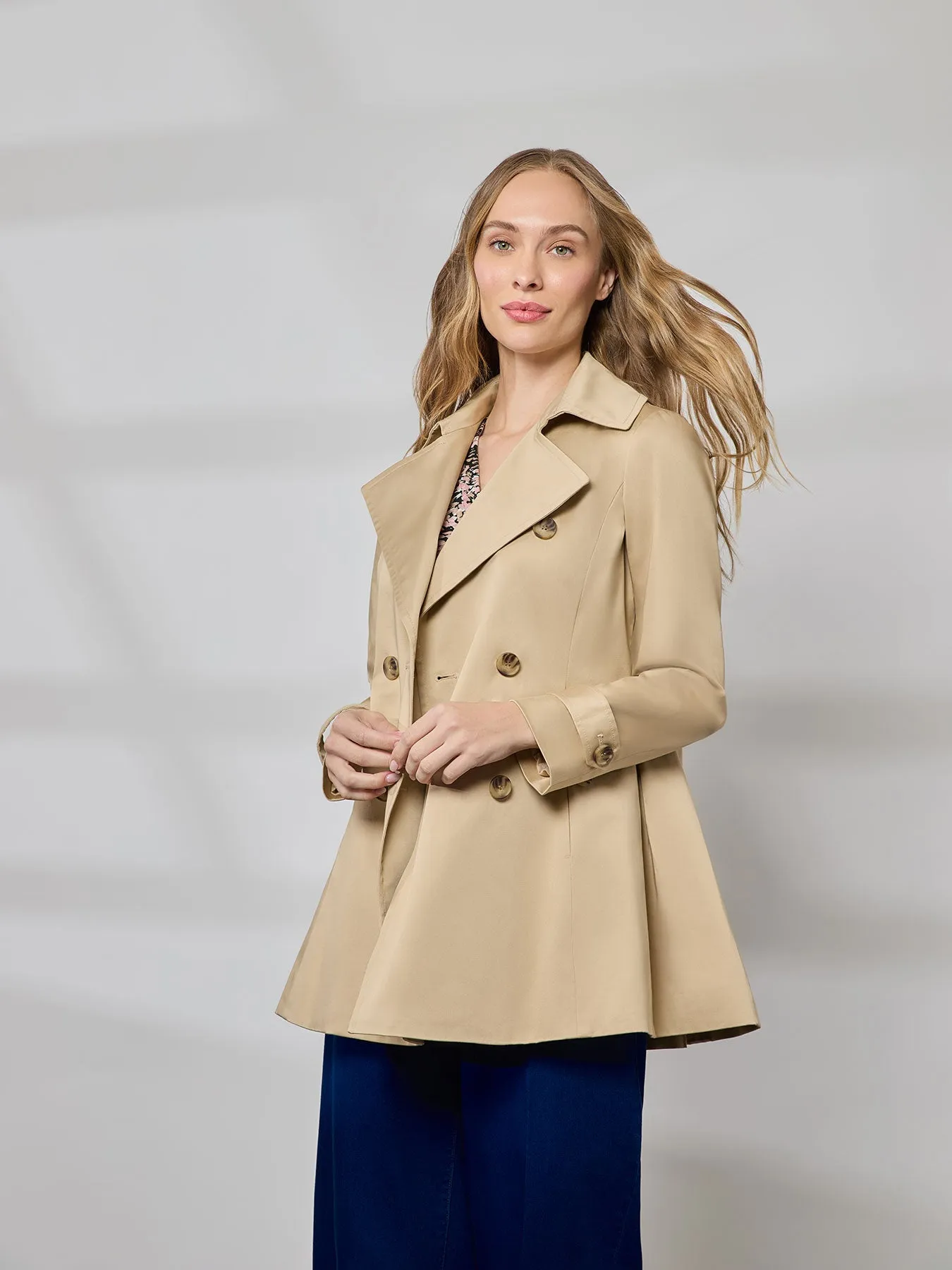 Double Breasted Trench Jacket