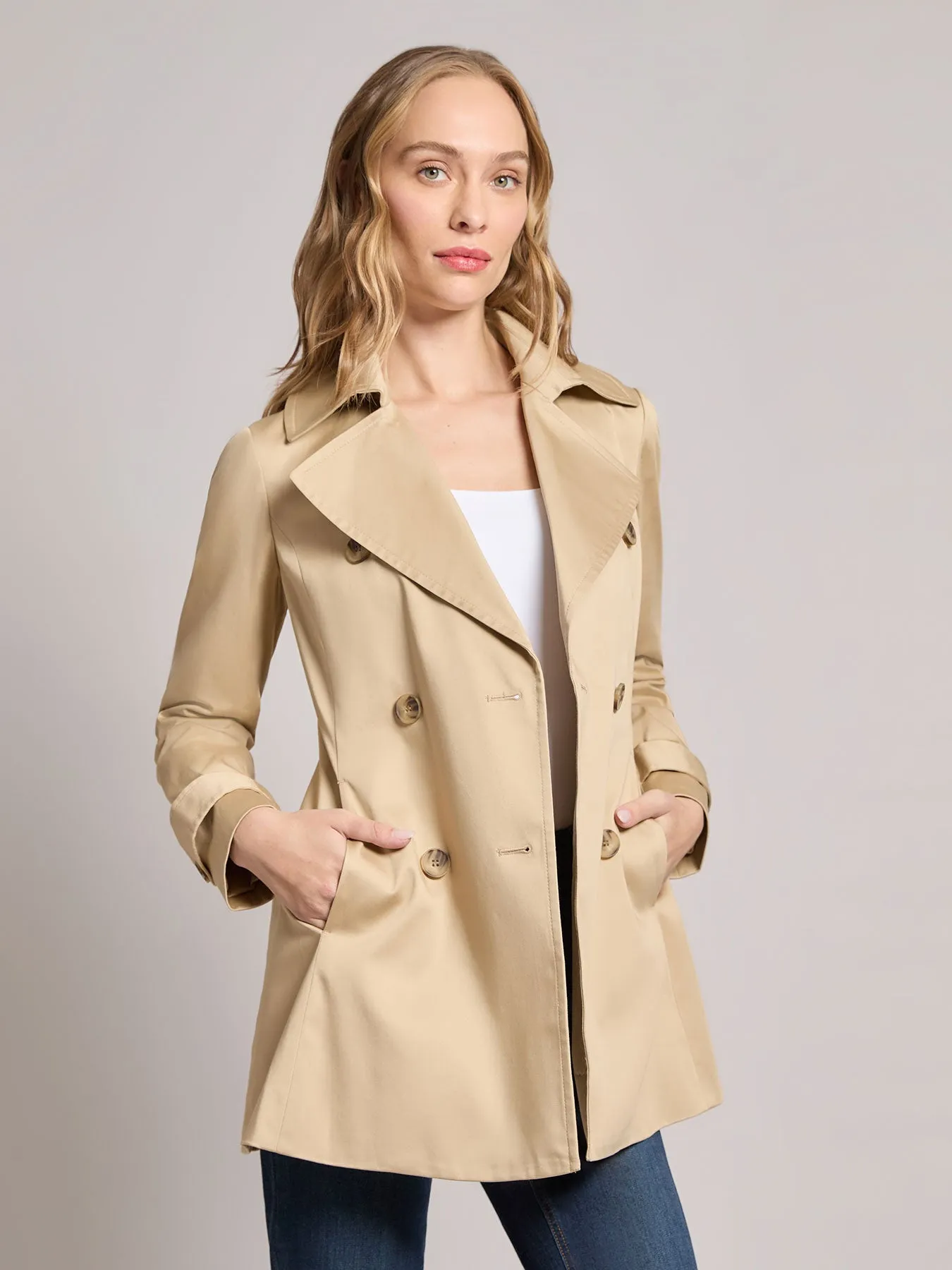 Double Breasted Trench Jacket