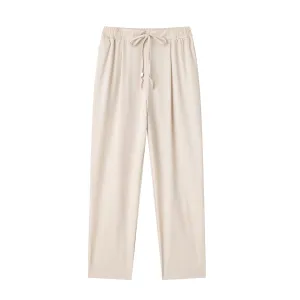 Drawstring Waist Low Rise Cropped Joggers