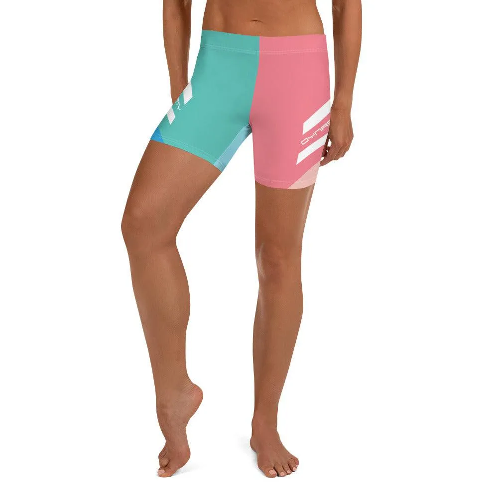Dynasty Pastel Women's Yoga Bike Shorts