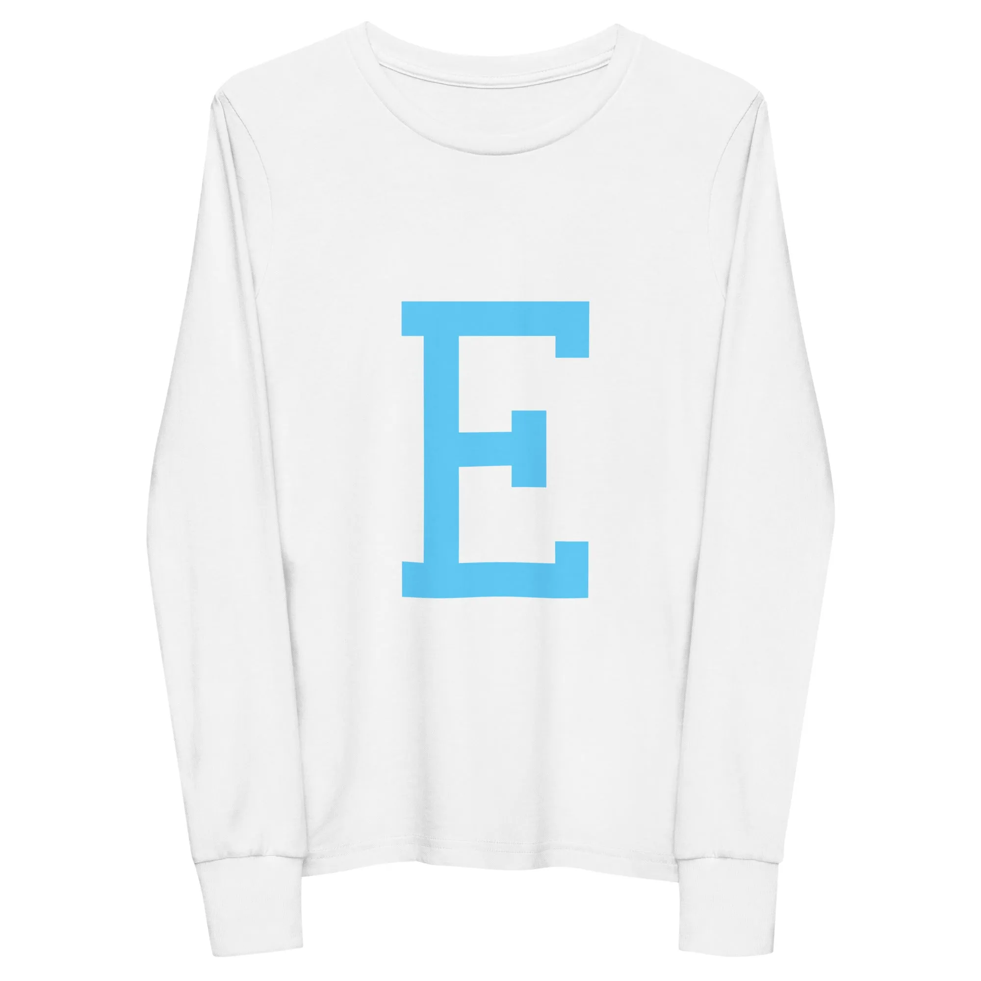 E -  Sustainably Made Kids Long Sleeve T-shirt