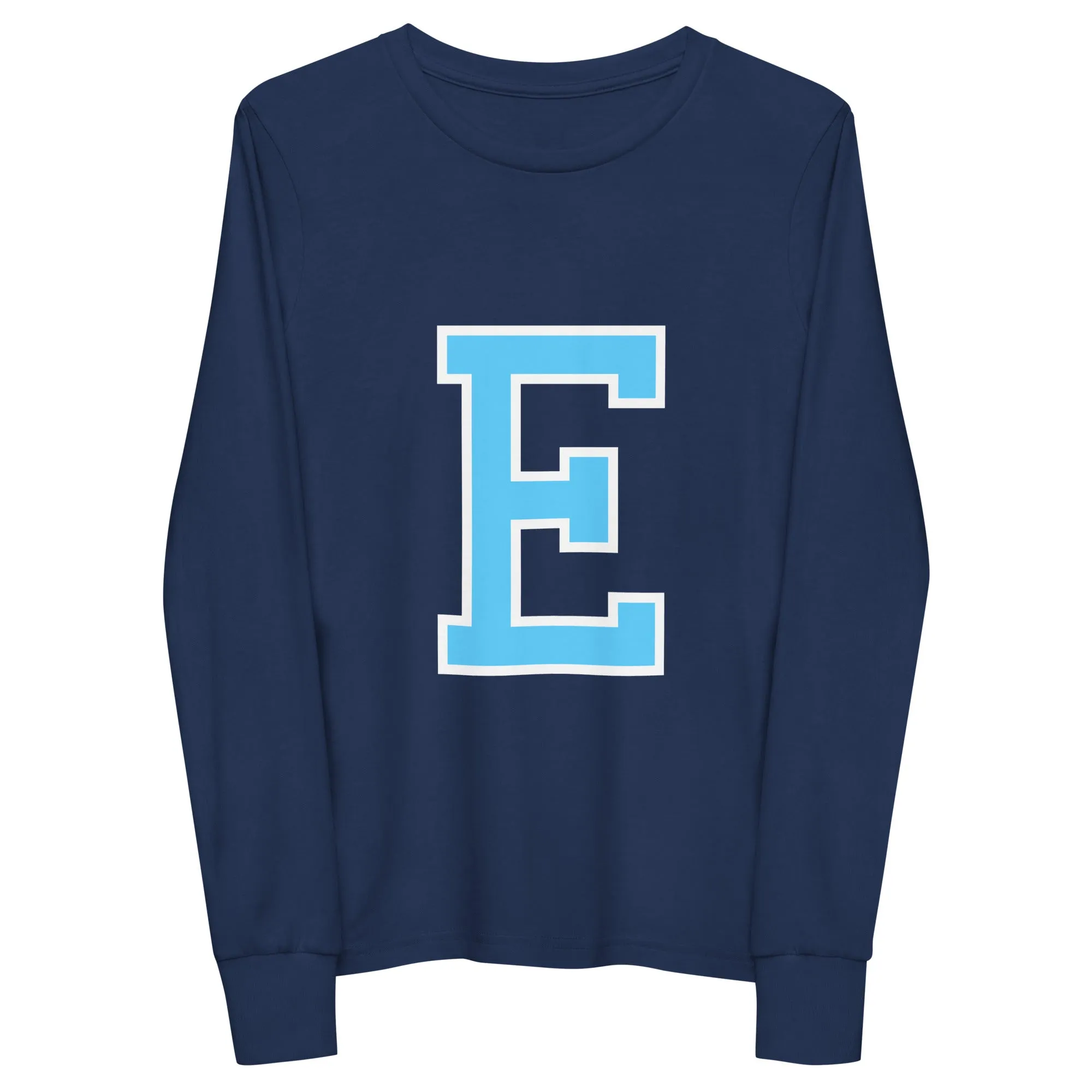 E -  Sustainably Made Kids Long Sleeve T-shirt