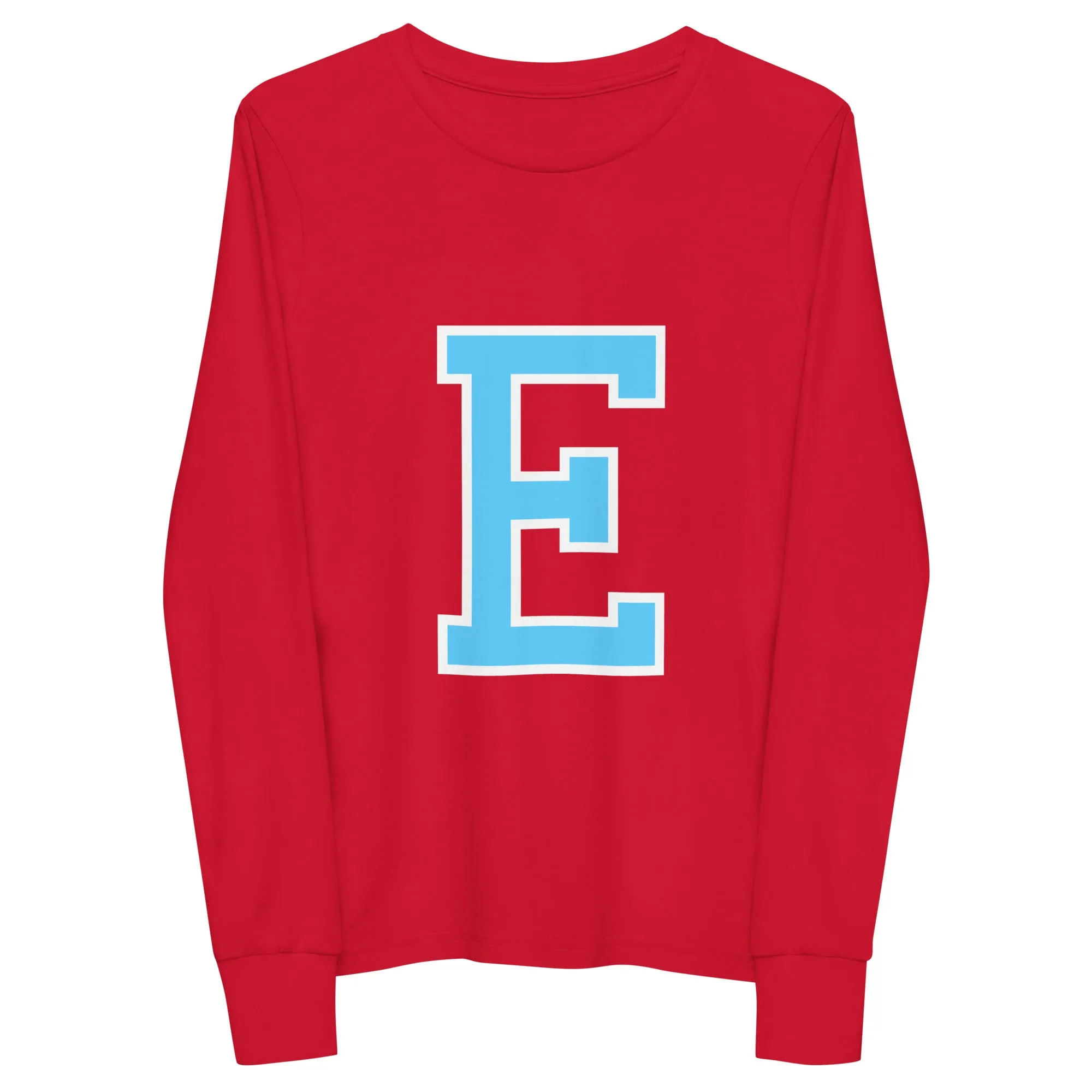 E -  Sustainably Made Kids Long Sleeve T-shirt