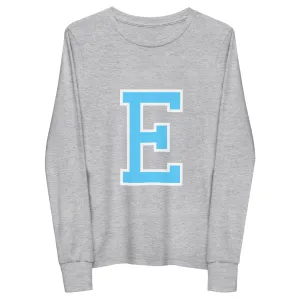 E -  Sustainably Made Kids Long Sleeve T-shirt