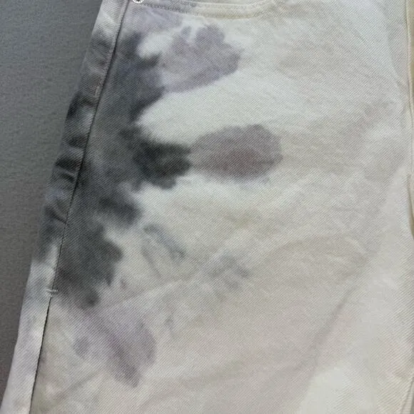 Edwin Denim Shorts Women's 26 (2) White Tie dye CAI Shorts Button Fly NWT