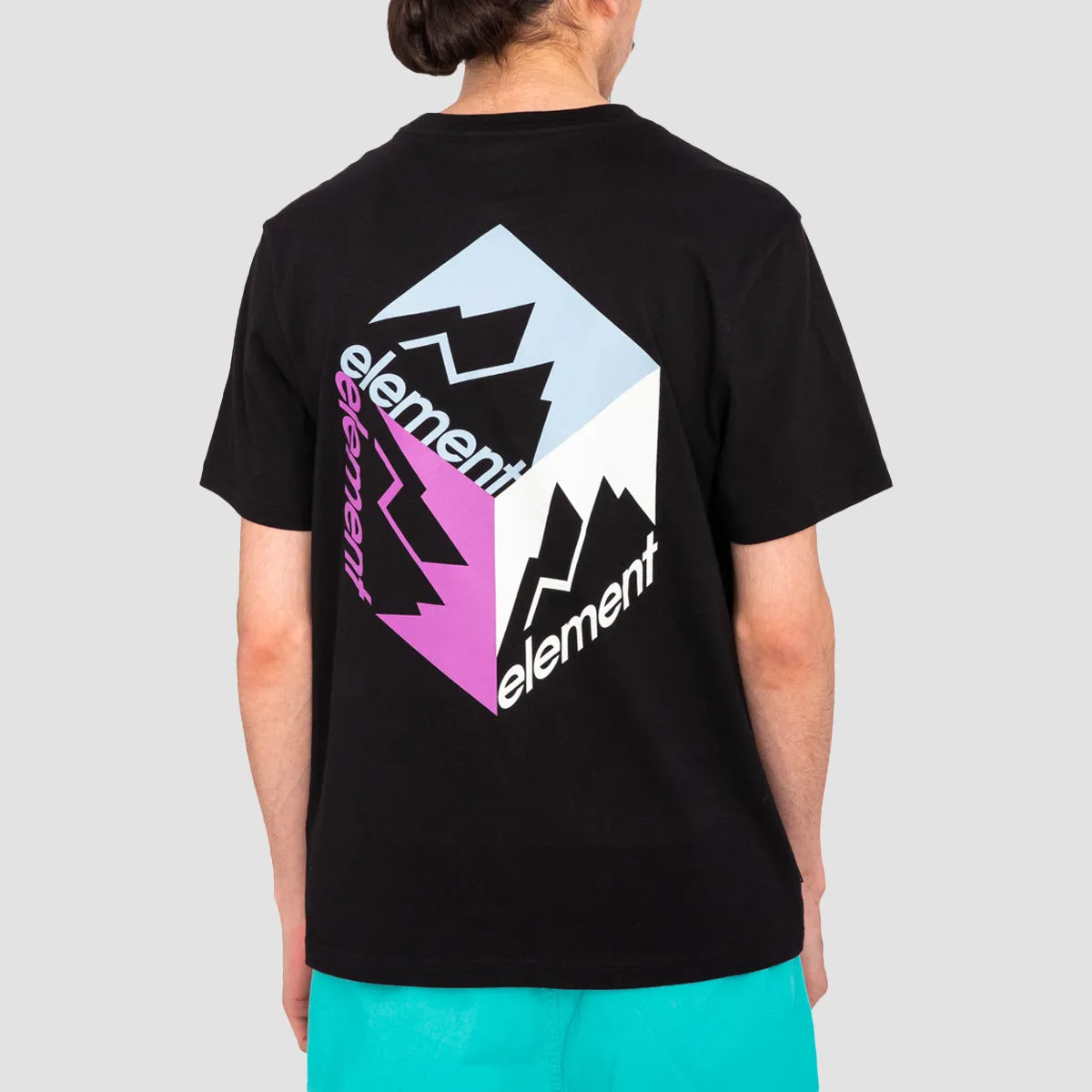 Element Joint Cube T-Shirt Flint Black