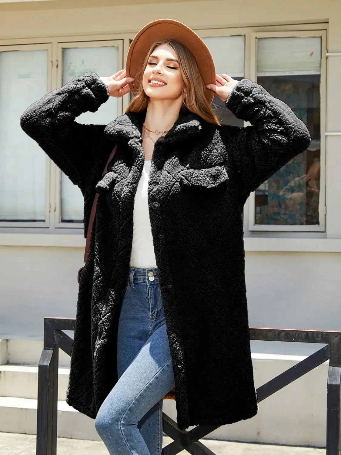 'Elowen' Thermal Fleece Coat