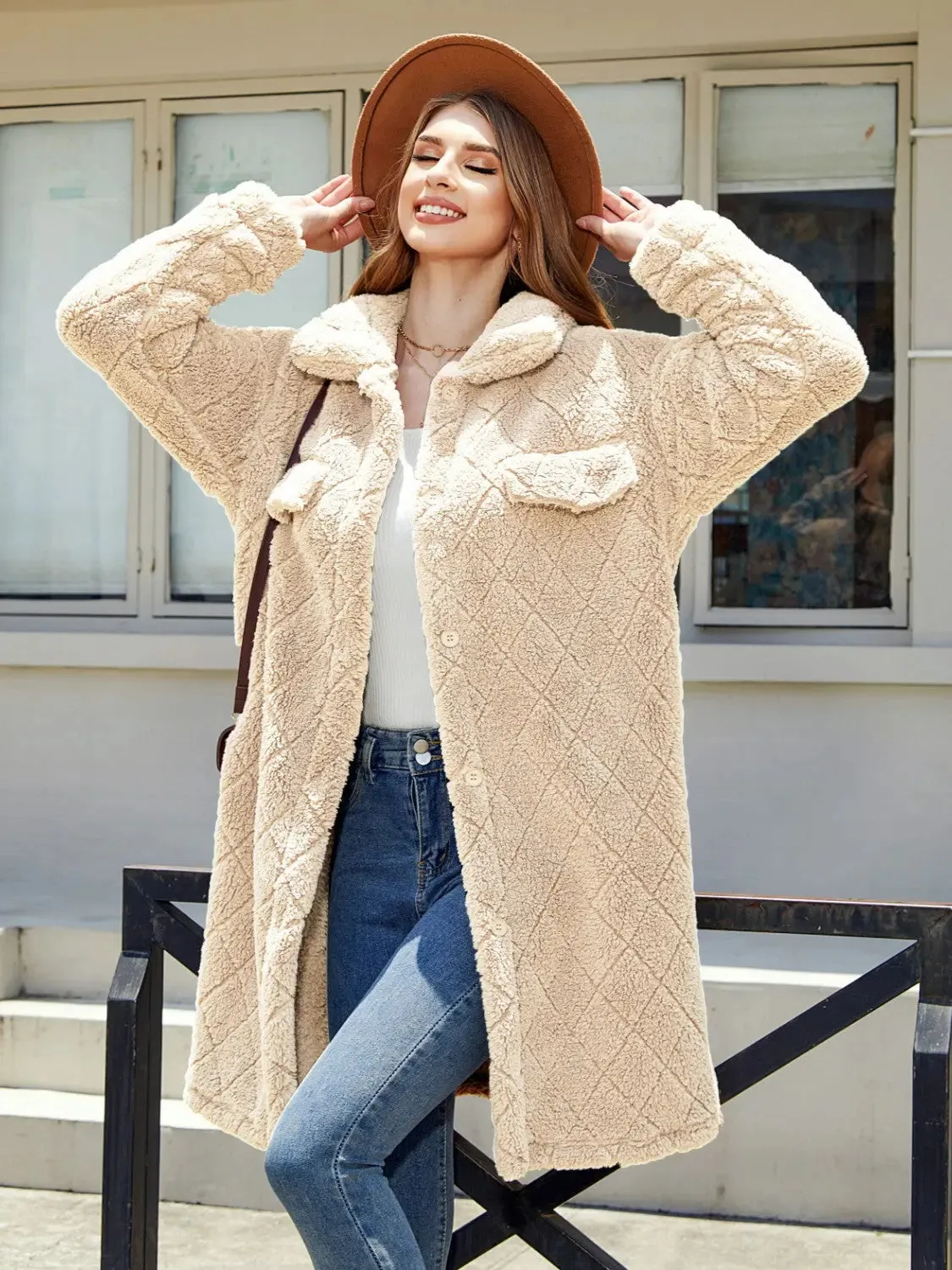 'Elowen' Thermal Fleece Coat