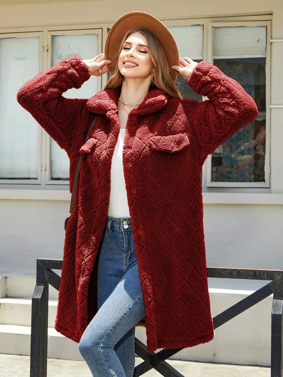 'Elowen' Thermal Fleece Coat