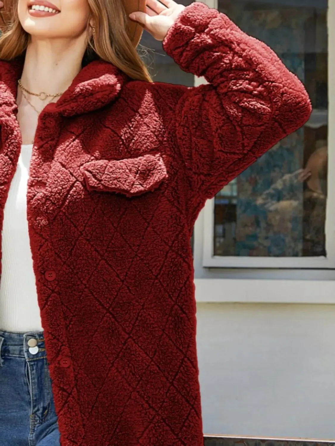 'Elowen' Thermal Fleece Coat